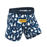 The Big Blizzard | Naughty Snowmen Ball Hammock® Pouch Underwear With Fly - Shinesty - Flyclothing LLC