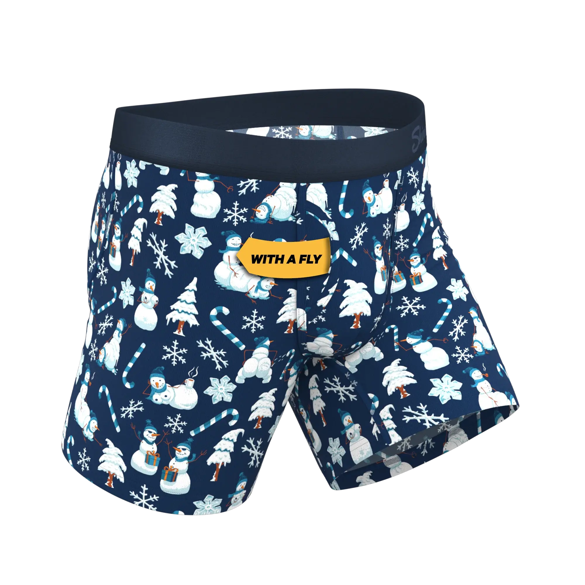 The Big Blizzard | Naughty Snowmen Ball Hammock® Pouch Underwear With Fly - Shinesty - Flyclothing LLC