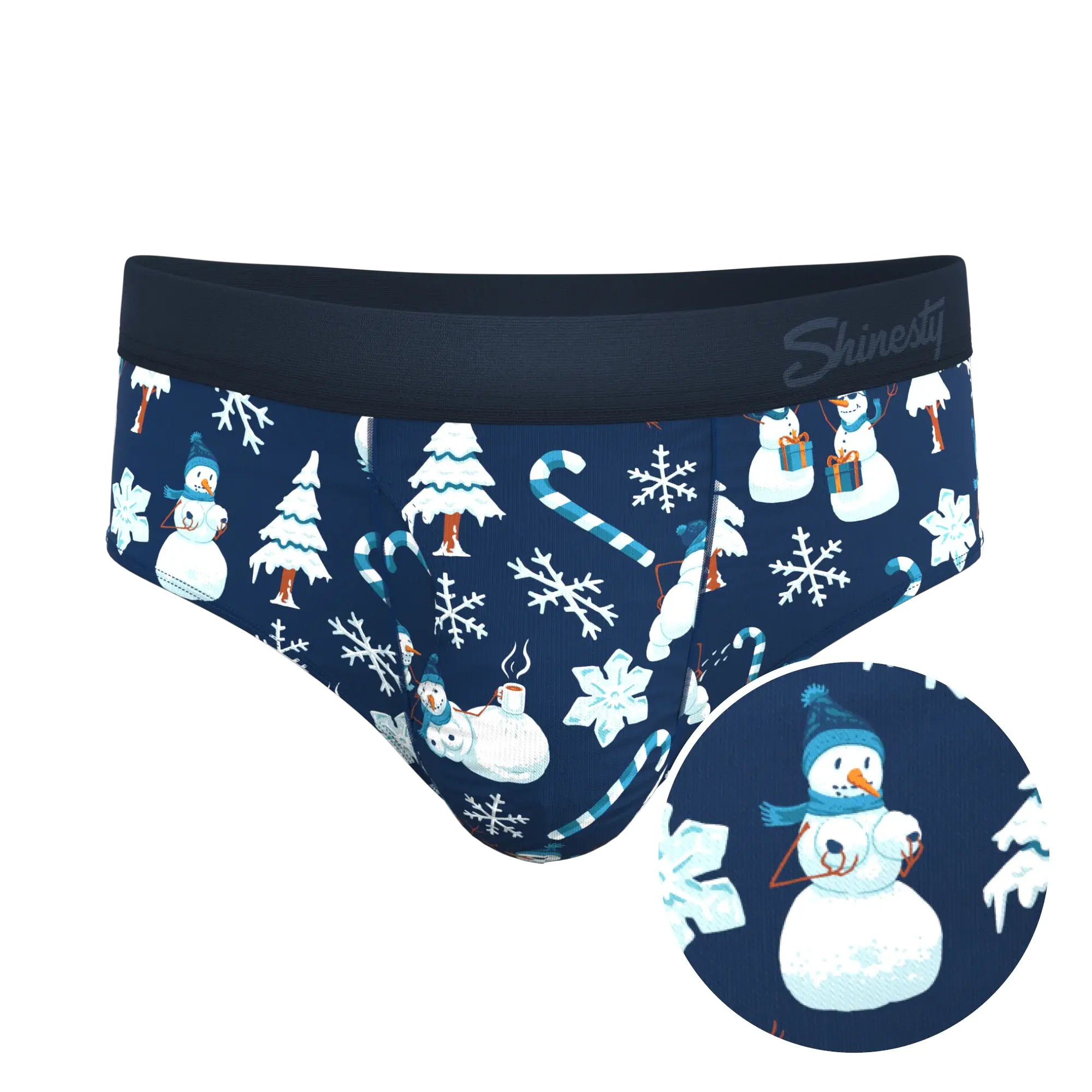 The Big Blizzard | Naughty Snowmen Ball Hammock® Pouch Underwear Briefs - Shinesty - Flyclothing LLC
