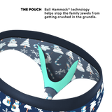 The Big Blizzard | Naughty Snowmen Ball Hammock® Pouch Underwear Briefs - Shinesty - Flyclothing LLC