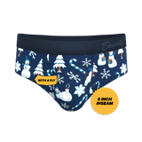 The Big Blizzard | Naughty Snowmen Ball Hammock® Pouch Underwear Briefs - Shinesty - Flyclothing LLC