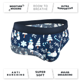 The Big Blizzard | Naughty Snowmen Ball Hammock® Pouch Underwear Briefs - Shinesty - Flyclothing LLC