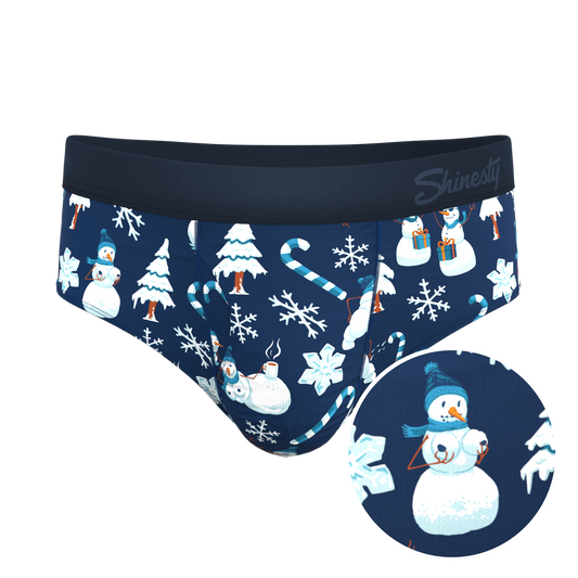 The Big Blizzard | Naughty Snowmen Ball Hammock® Pouch Underwear Briefs - Shinesty - Flyclothing LLC