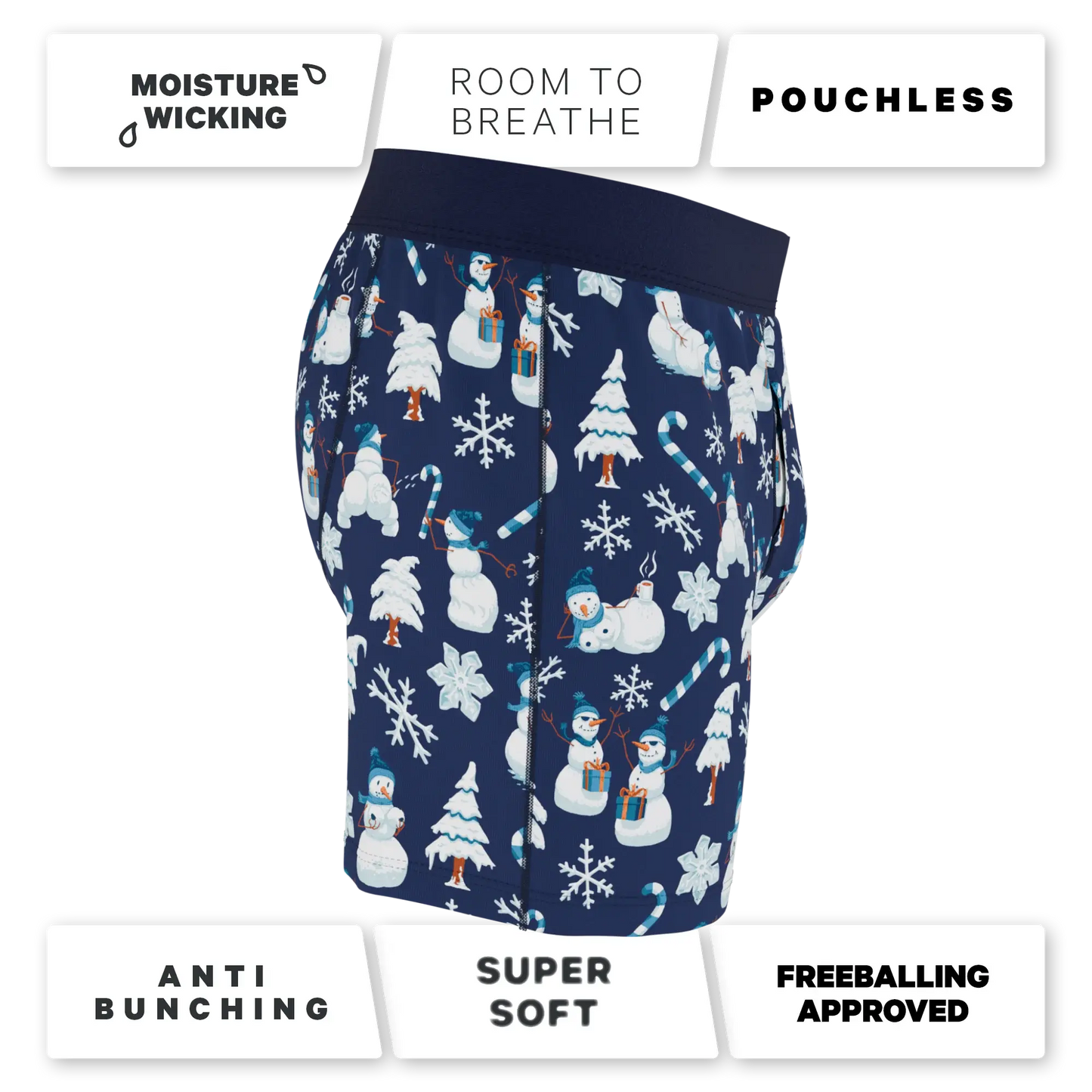 The Big Blizzard | Naughty Snowmen Boxers - Shinesty - Flyclothing LLC
