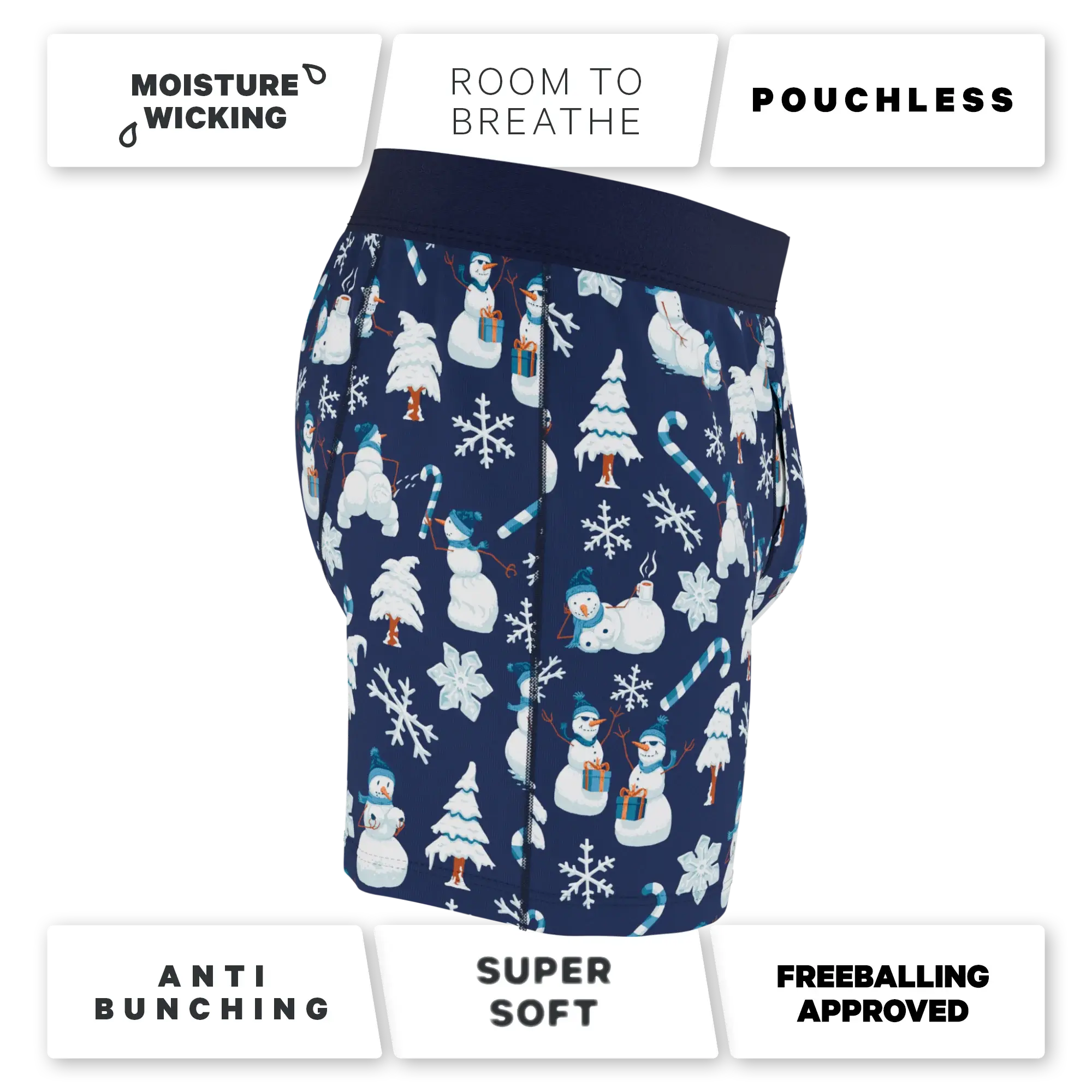 The Big Blizzard | Naughty Snowmen Boxers - Shinesty - Flyclothing LLC