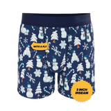 The Big Blizzard | Naughty Snowmen Boxers - Shinesty - Flyclothing LLC