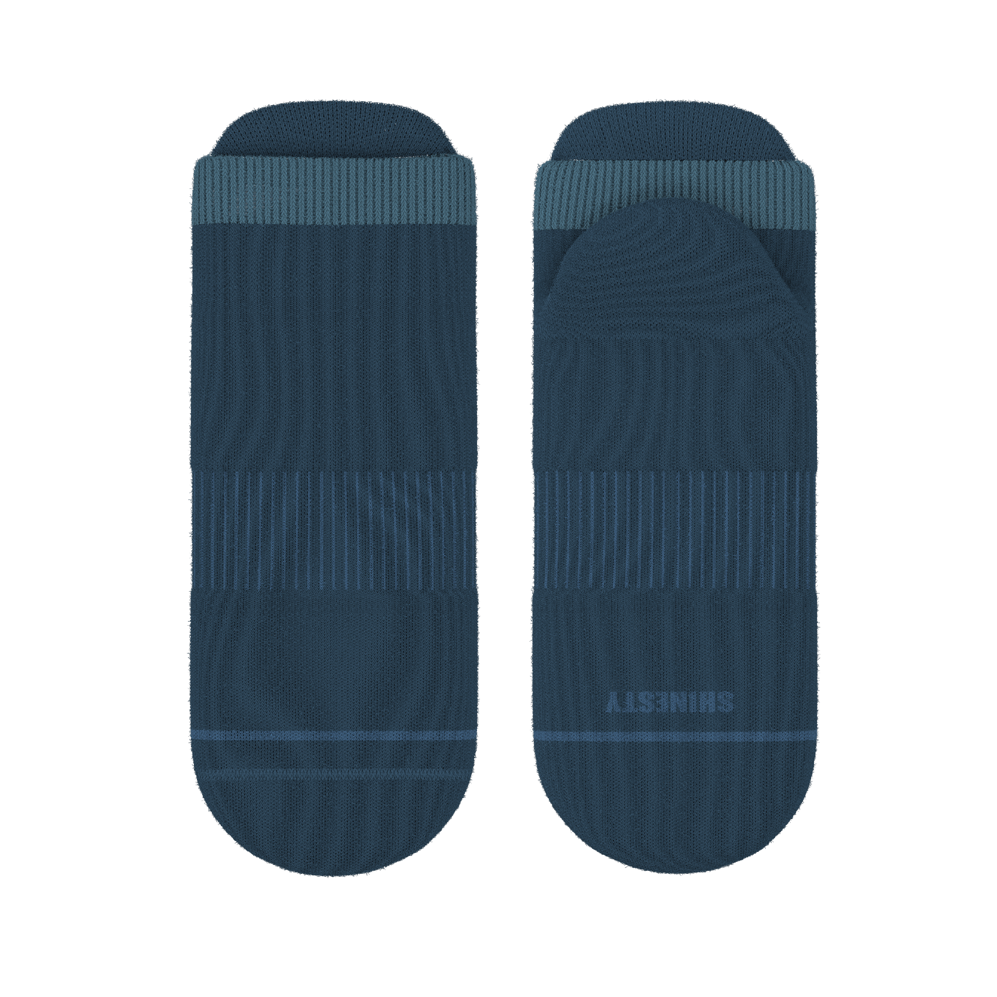 The Big Blue | Navy Heel Hammock™ Ankle Socks - Shinesty