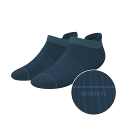The Big Blue | Navy Heel Hammock™ Ankle Socks - Shinesty
