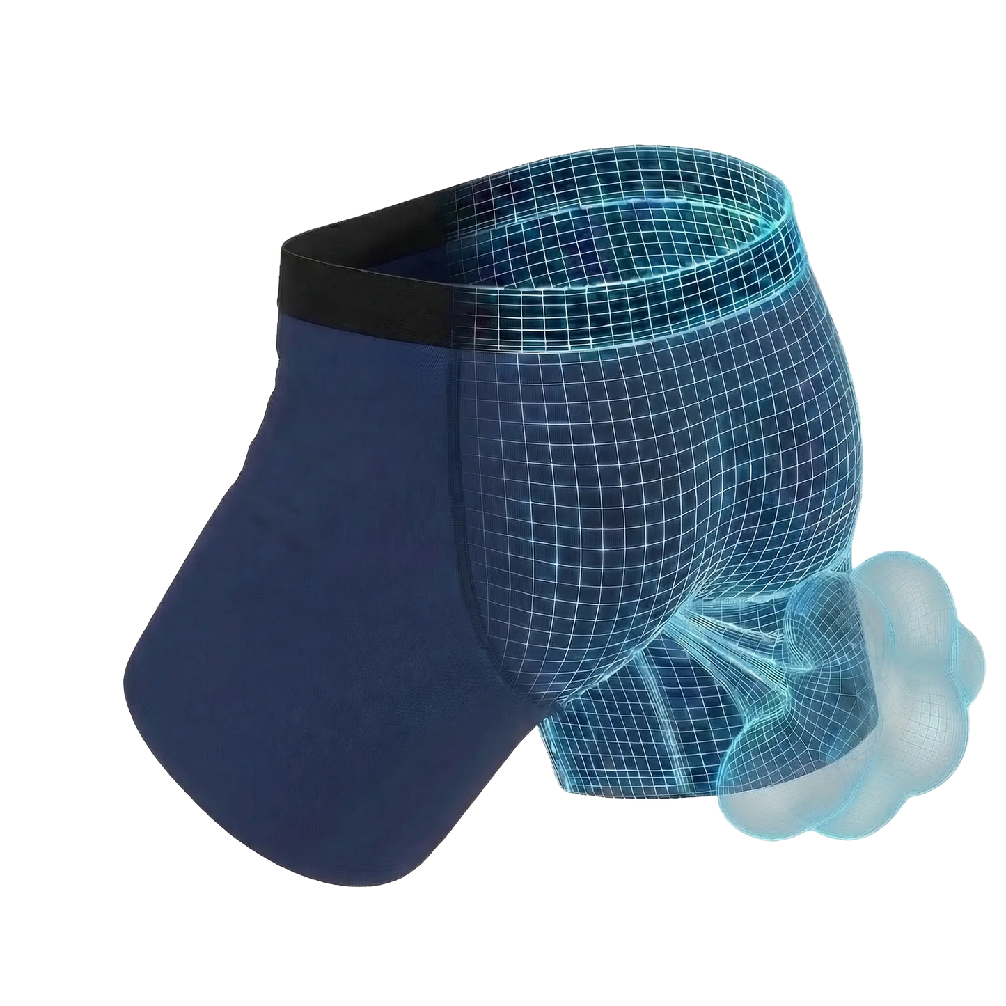 The Big Blue | Navy Fart Proof Ball Hammock® Pouch Underwear - Shinesty - Flyclothing LLC
