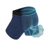 The Big Blue | Navy Fart Proof Ball Hammock® Pouch Underwear - Shinesty - Flyclothing LLC