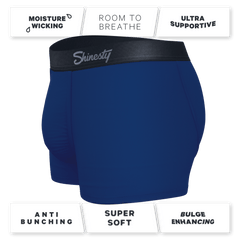 The Big Blue | Navy Ball Hammock® Pouch Trunks Underwear - Shinesty