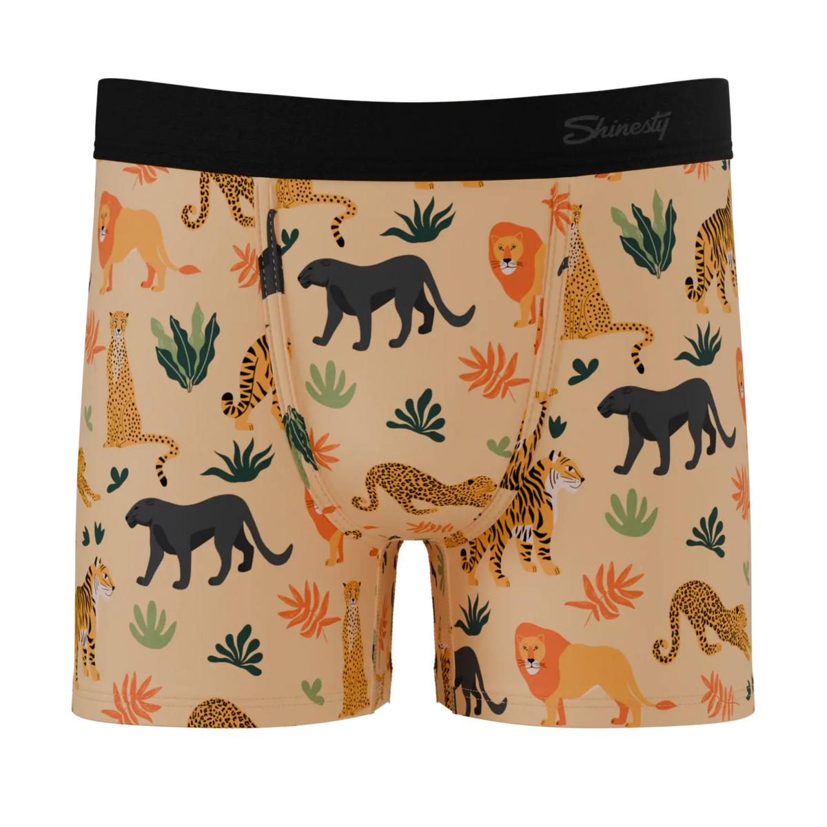 Conga Clothes The Big Cat Conga | Safari Animals Boy's Boxer Briefs – Flyclothing LLC