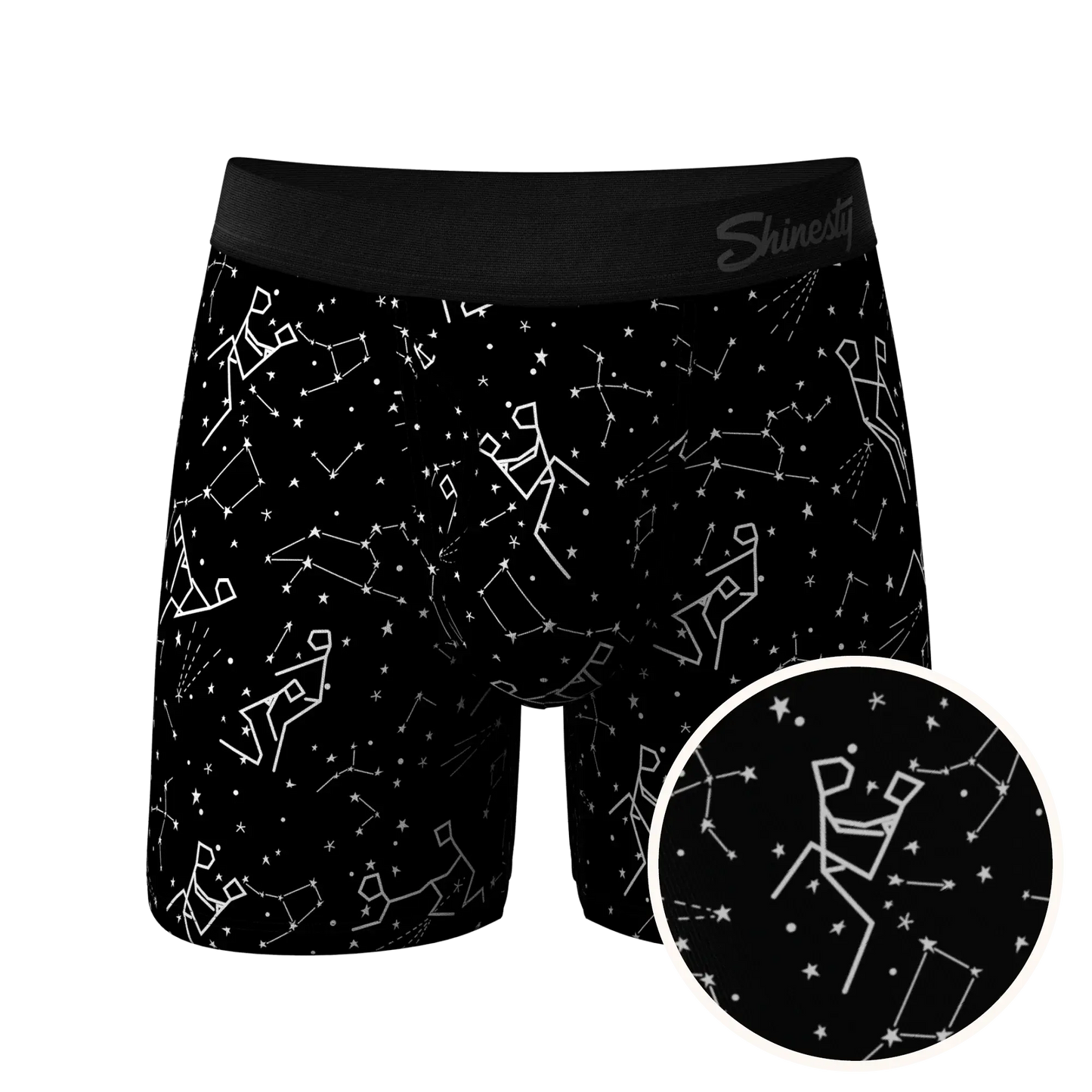 The Big Bang | Glow In The Dark Constellation Ball Hammock® Magnum Big Pouch Underwear - Shinesty - Flyclothing LLC