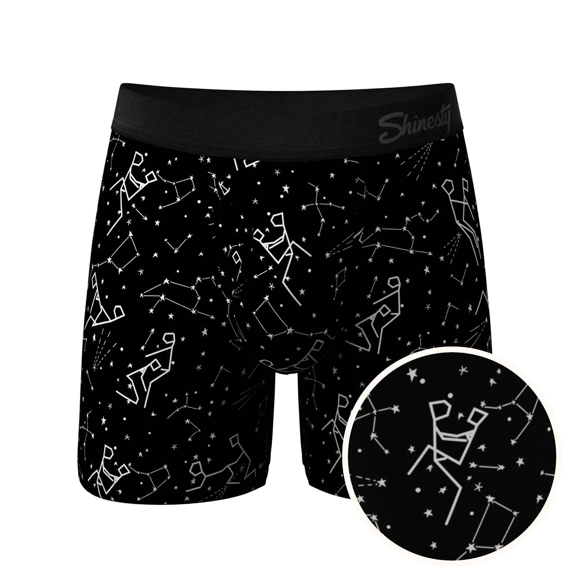 The Big Bang | Glow In The Dark Constellation Ball Hammock® Magnum Big Pouch Underwear - Shinesty - Flyclothing LLC