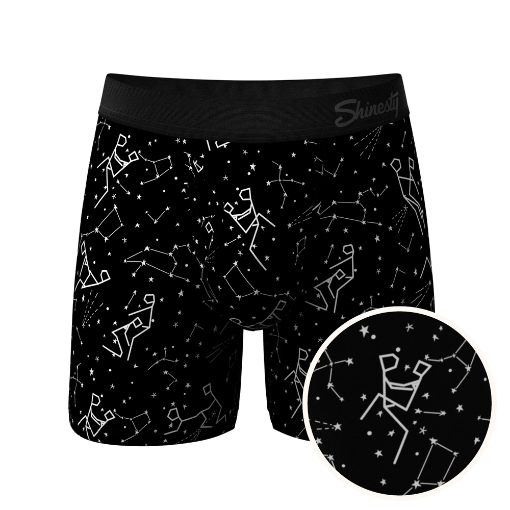 The Big Bang | Glow In The Dark Constellation Ball Hammock® Magnum Big Pouch Underwear - Shinesty - Flyclothing LLC