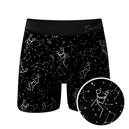 The Big Bang | Glow In The Dark Constellation Ball Hammock® Magnum Big Pouch Underwear - Shinesty - Flyclothing LLC