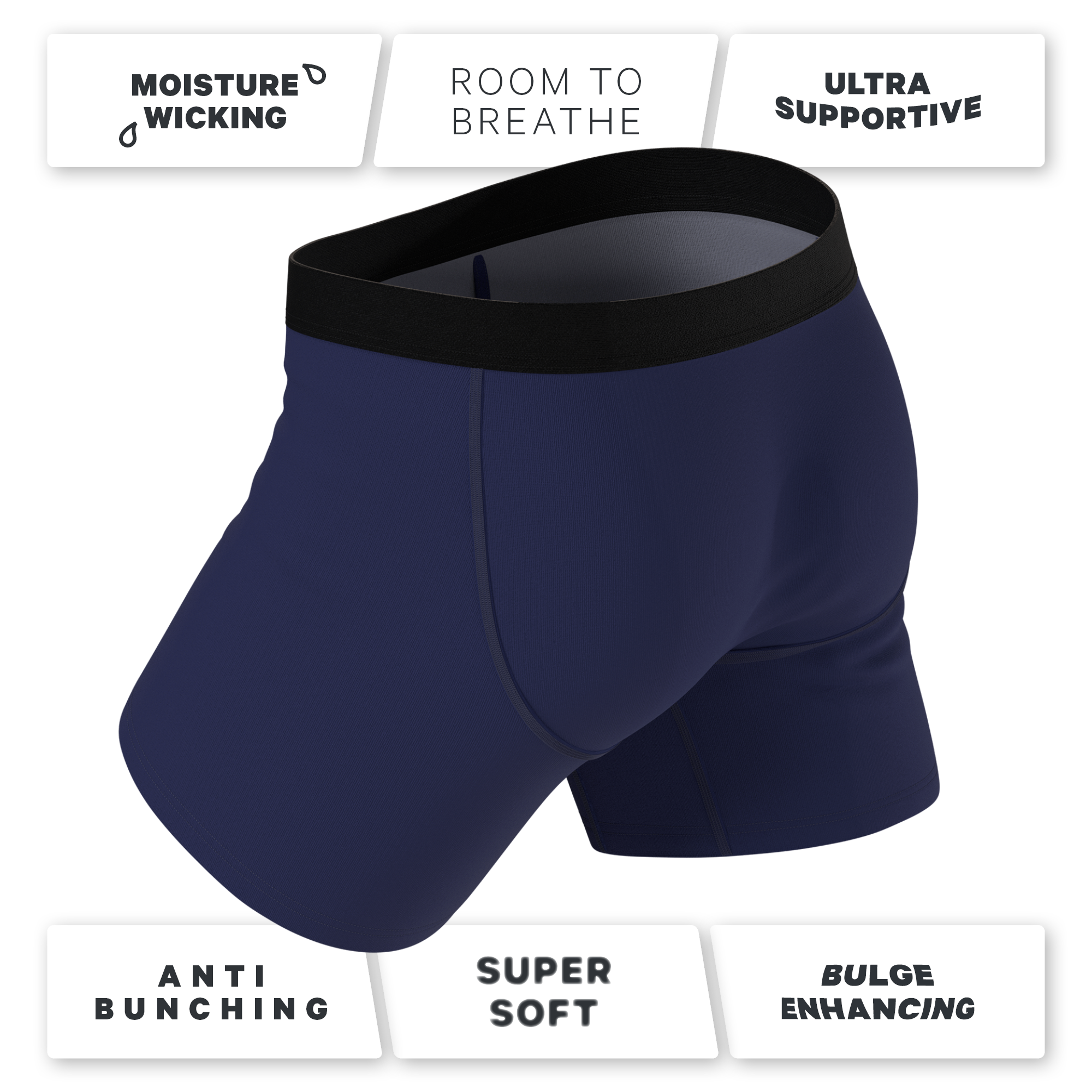 The Big Blue | Navy Ball Hammock® Pouch Underwear