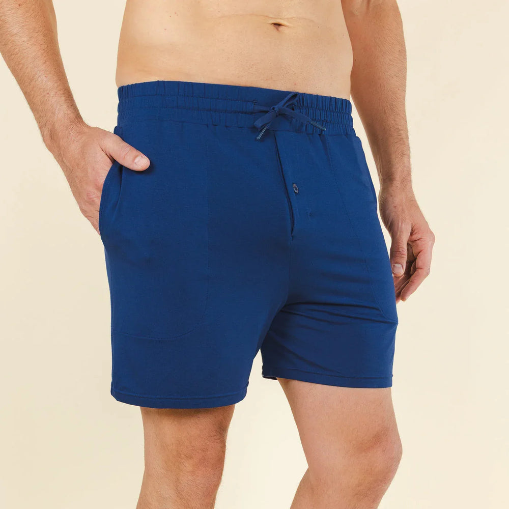 The Big Blue | Navy SleepDeep™ Men’s Pajama Shorts - Shinesty - Flyclothing LLC