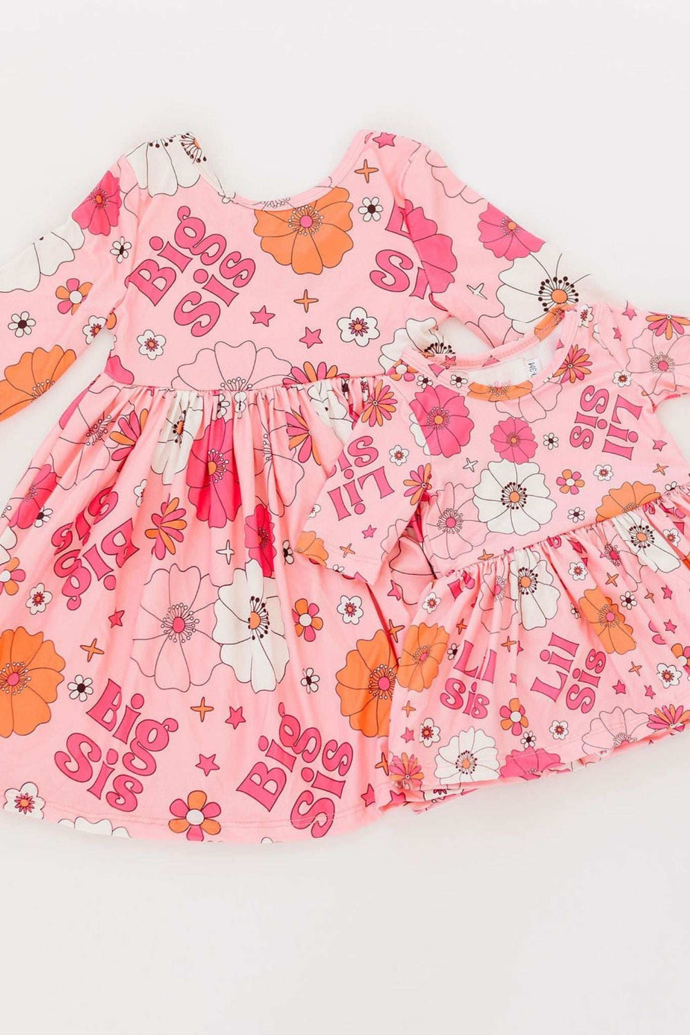 SALE Big Sis Floral Twirl Dress - Mila & Rose ® - Flyclothing LLC