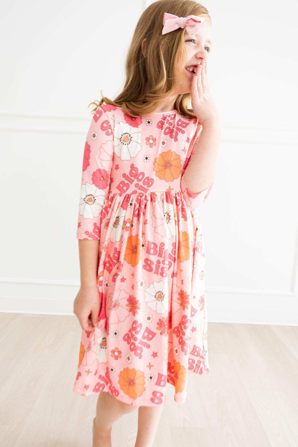 SALE Big Sis Floral Twirl Dress - Mila & Rose ® - Flyclothing LLC