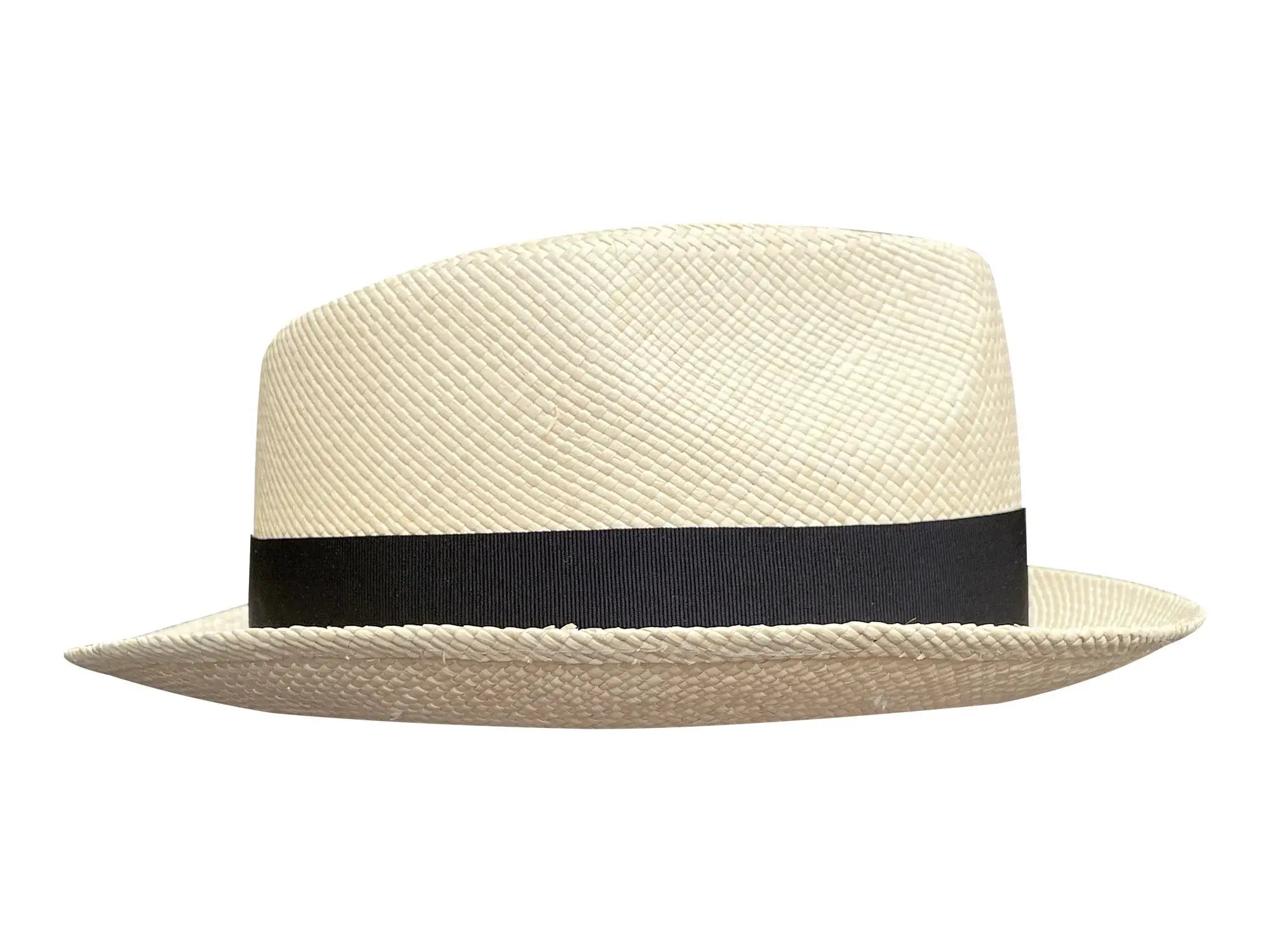 Boston Trilby Panama Hat - Handwoven - Bigalli Hats USA - Flyclothing LLC