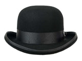 Bowler Fully Lined Wool Felt - Bigalli Hats USA