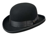 Bowler Fully Lined Wool Felt - Bigalli Hats USA