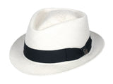 Diamond Trilby Panama Hat - Handwoven - Bigalli Hats USA - Flyclothing LLC