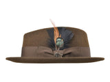 Diamond Stingy Men's Wool Felt Fedora - Bigalli Hats USA - Flyclothing LLC