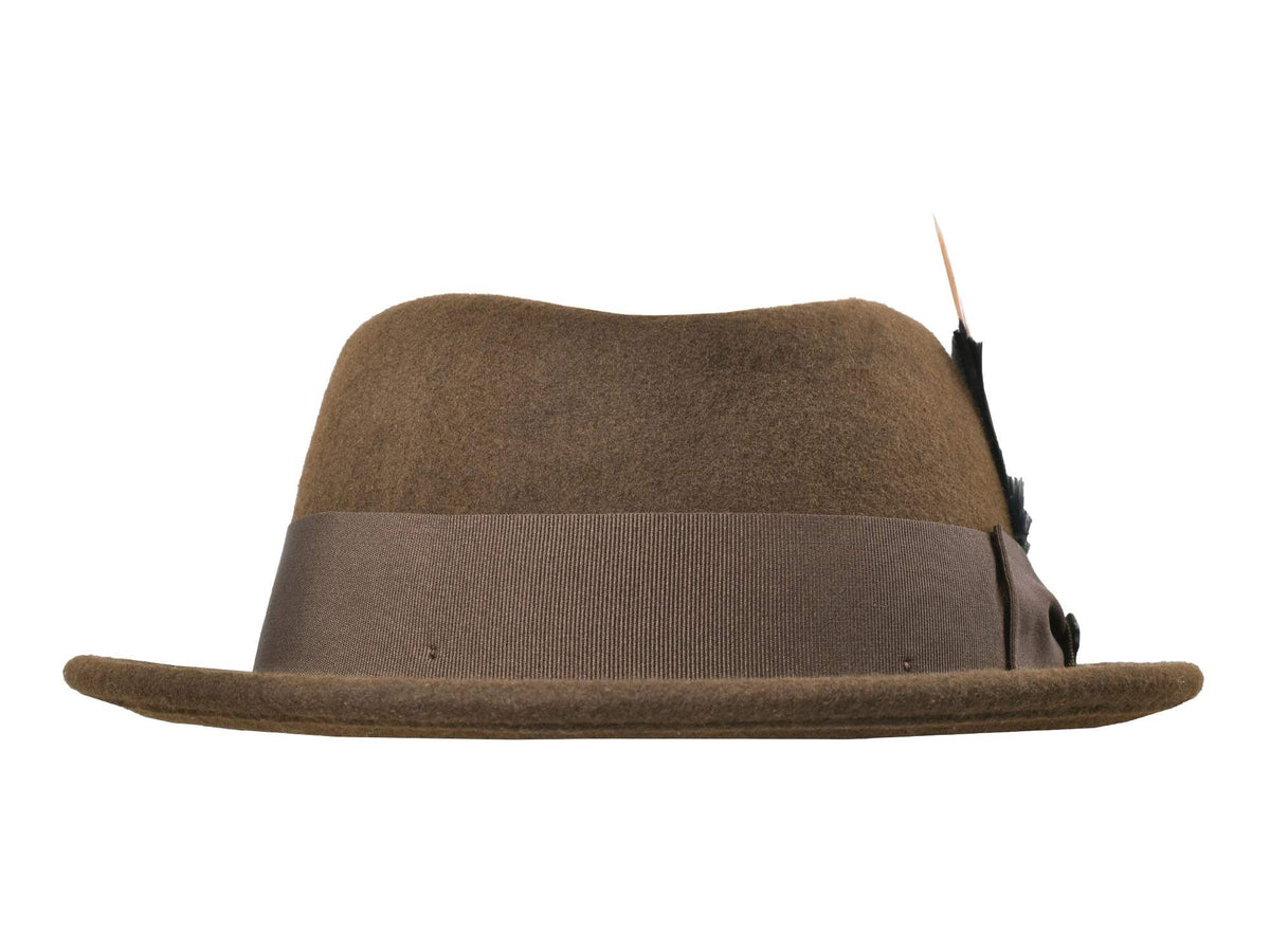 Diamond Stingy Men's Wool Felt Fedora - Bigalli Hats USA - Flyclothing LLC