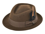 Diamond Stingy Men's Wool Felt Fedora - Bigalli Hats USA - Flyclothing LLC