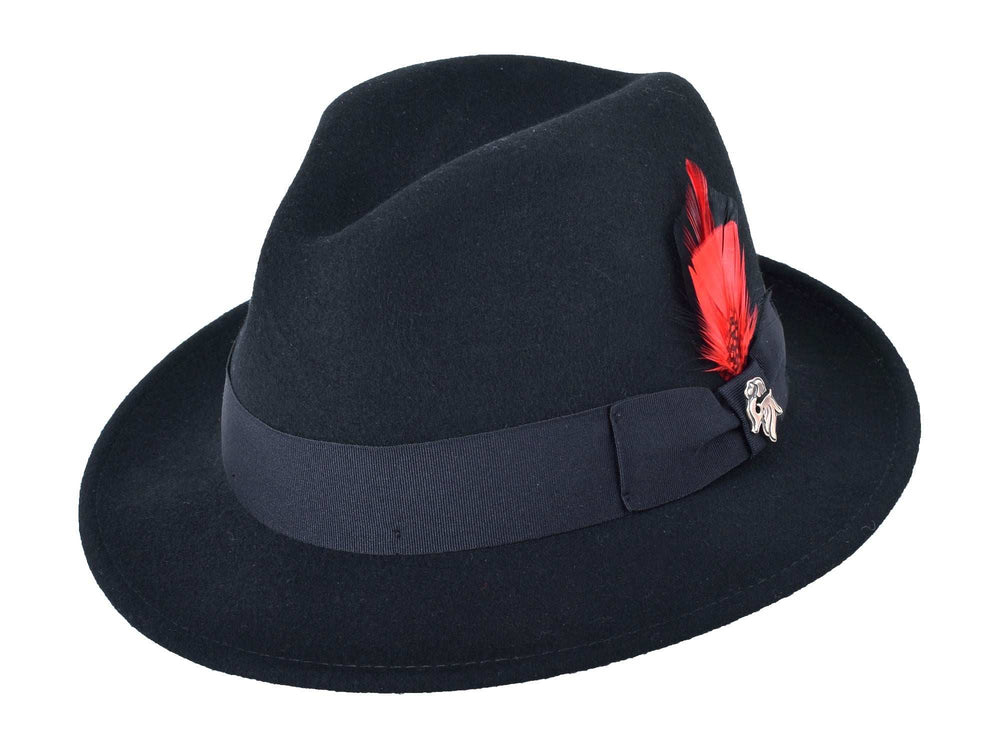 Fedora Delux Wool Felt - Bigalli Hats USA - Flyclothing LLC