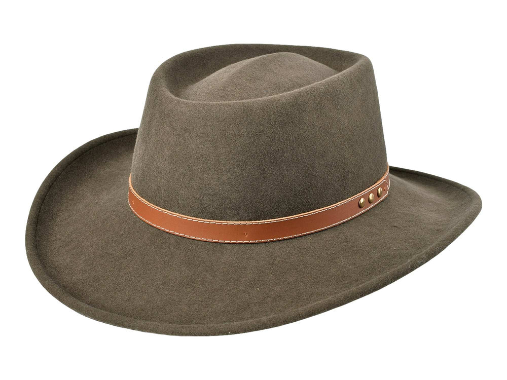 Outdoor Wool Felt Hat Merino Gambler - Bigalli Hats USA - Flyclothing LLC