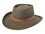 Outdoor Wool Felt Hat Merino Gambler - Bigalli Hats USA - Flyclothing LLC