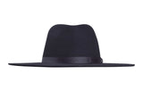 Wool Felt Flat Brim Hat Trendly Giza - Bigalli Hats USA - Flyclothing LLC