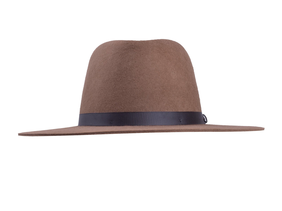 Wool Felt Flat Brim Hat Trendly Giza