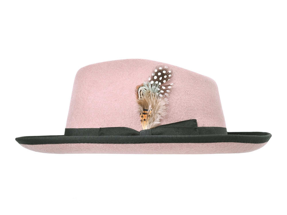 Classic Wool Felt Fedora Hat for Men Heritage - Bigalli Hats USA - Flyclothing LLC