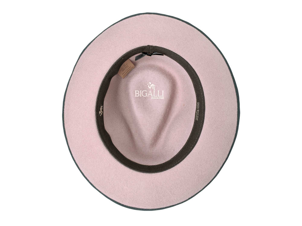 Classic Wool Felt Fedora Hat for Men Heritage - Bigalli Hats USA - Flyclothing LLC