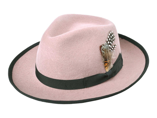 Classic Wool Felt Fedora Hat for Men Heritage - Bigalli Hats USA - Flyclothing LLC