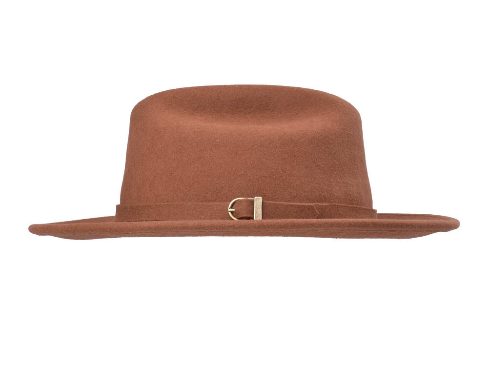 Wool Felt Fedora Hat Classic Houston - Bigalli Hats USA - Flyclothing LLC