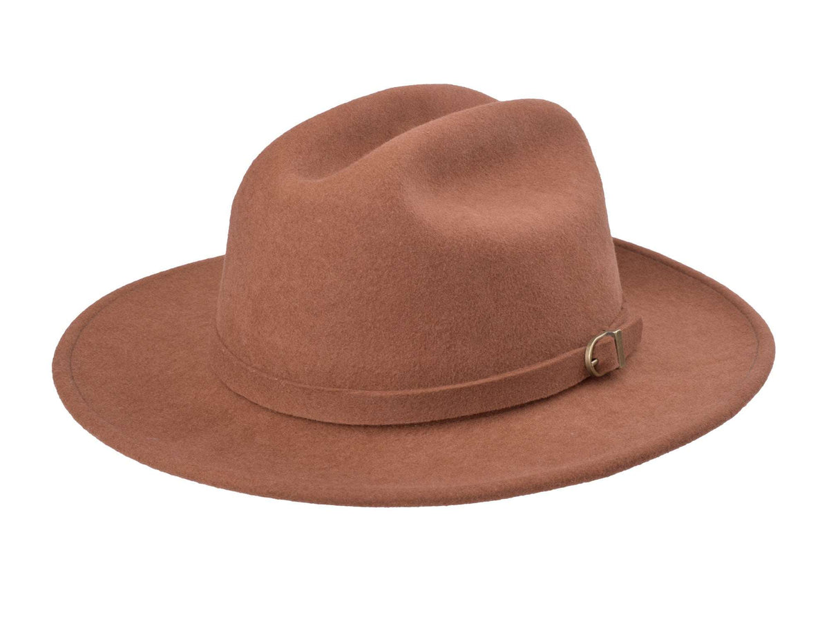 Wool Felt Fedora Hat Classic Houston - Bigalli Hats USA - Flyclothing LLC