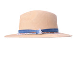 Indigo Panama Hat Straw - Handwoven - Bigalli Hats USA - Flyclothing LLC