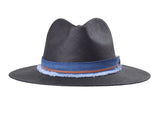 Indigo Panama Hat Straw - Handwoven - Bigalli Hats USA - Flyclothing LLC