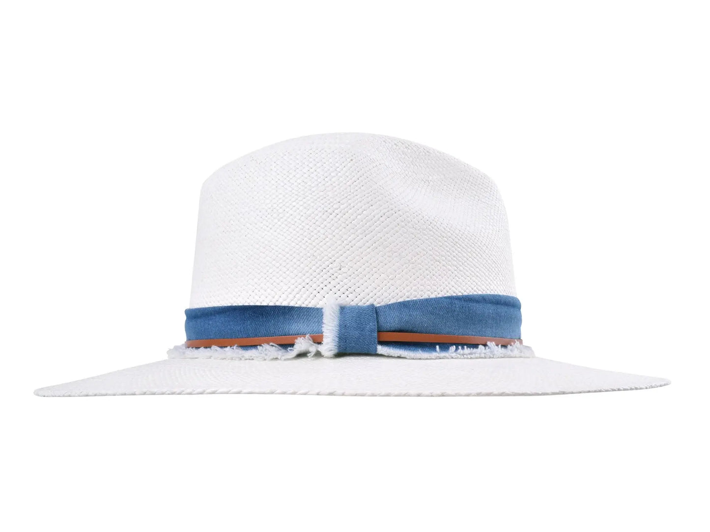 Indigo Panama Hat Straw - Handwoven - Bigalli Hats USA - Flyclothing LLC
