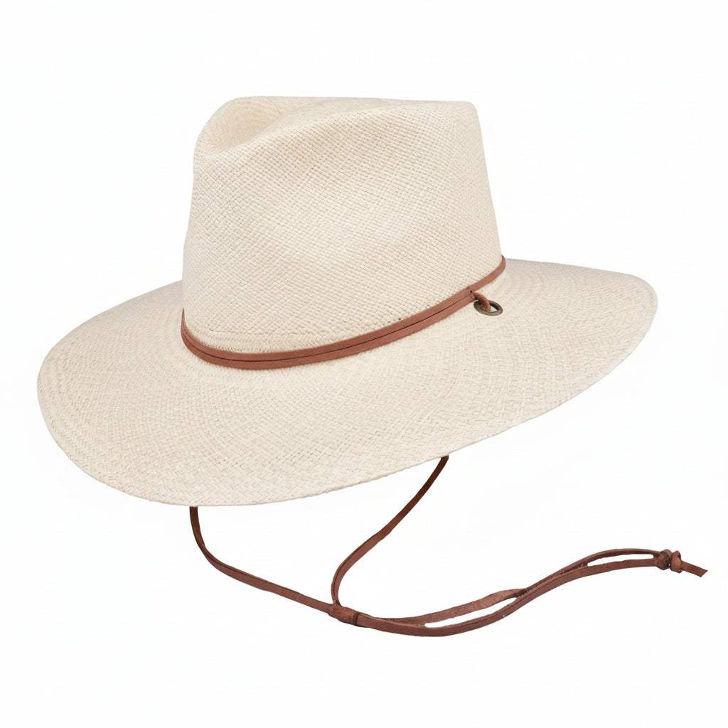 Panama Hat Kalahari with chin starp - Bigalli Hats USA - Flyclothing LLC