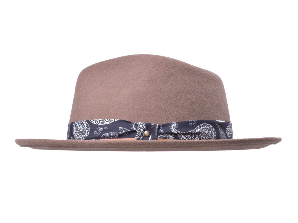 Casual Wool Felt Fedora Hat Lash - Bigalli Hats USA - Flyclothing LLC