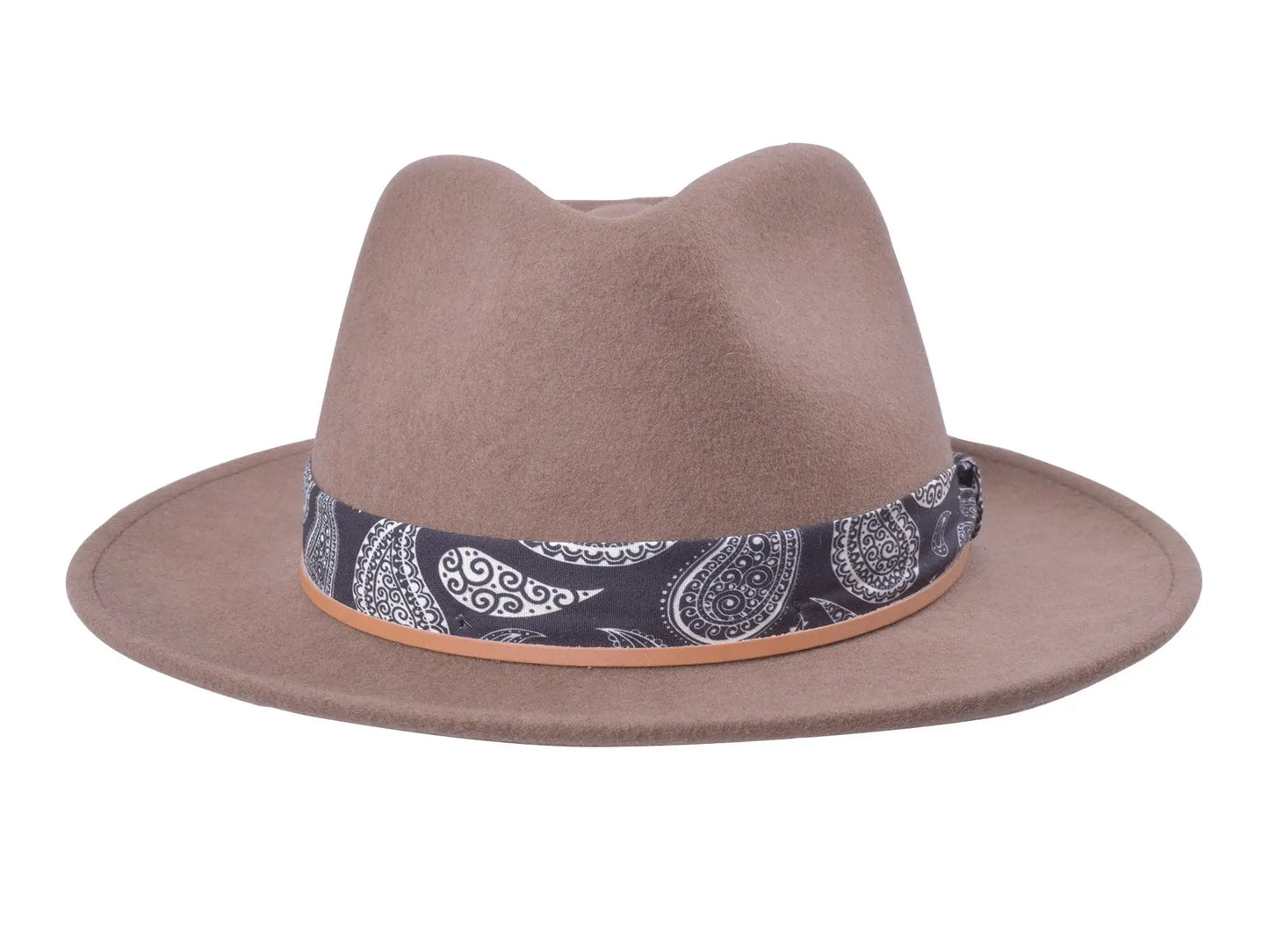 Casual Wool Felt Fedora Hat Lash - Bigalli Hats USA - Flyclothing LLC