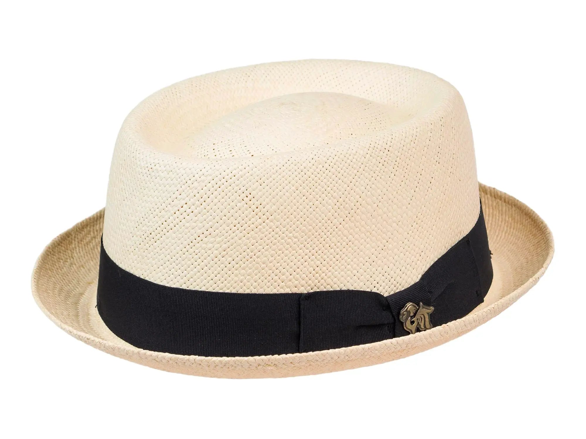 Pork Pie Trilby Panama Hat - Handwoven - Bigalli Hats USA - Flyclothing LLC