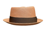 Pork Pie Trilby Panama Hat - Handwoven - Bigalli Hats USA - Flyclothing LLC