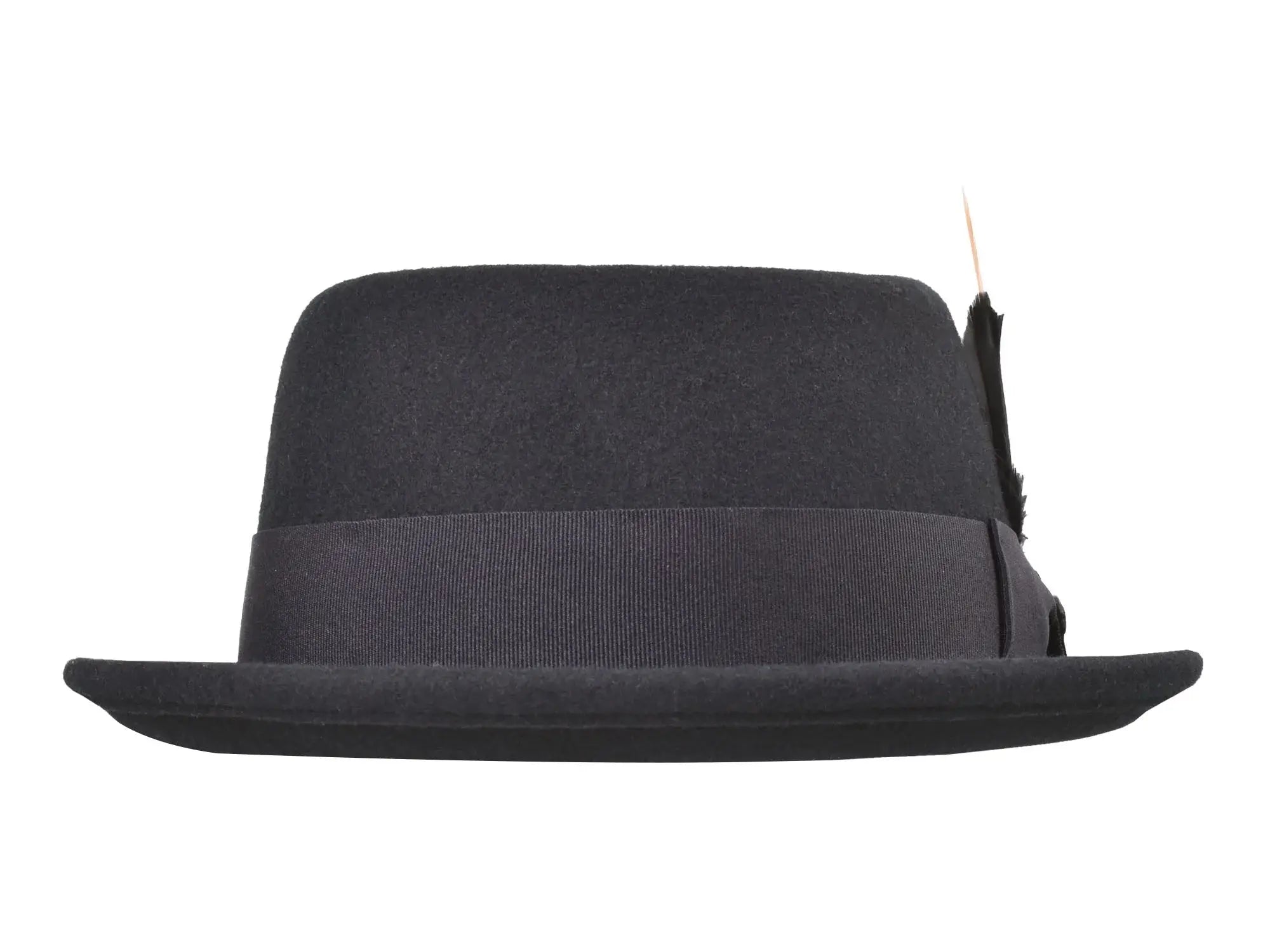 Wool Felt Classic Hat Pork Pie Stingy - Bigalli Hats USA - Flyclothing LLC
